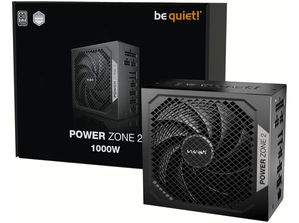 be quiet! POWER ZONE 2 strömförsörjning 1000Watt