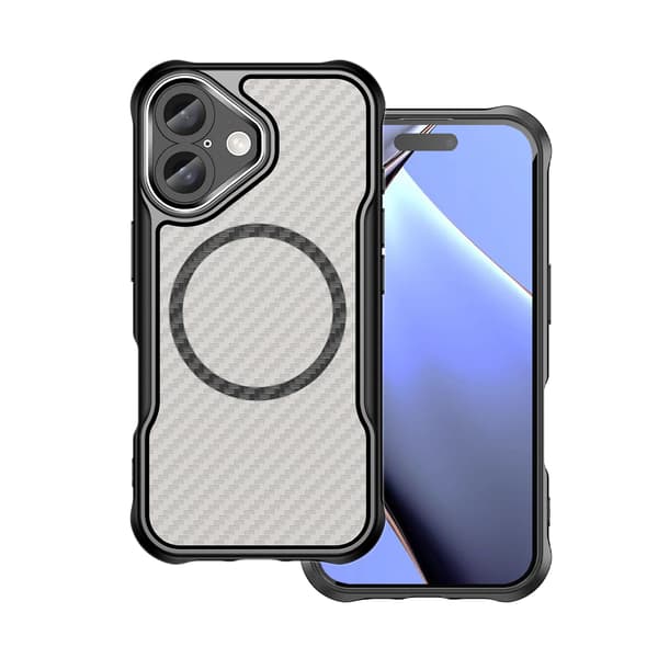 Defender Carbon Mag-fodral för iPhone 17 6,3\" svart