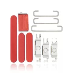 Hårda knappar (ström / volym / omkopplare) för iPhone 12 Mini (röd) röd