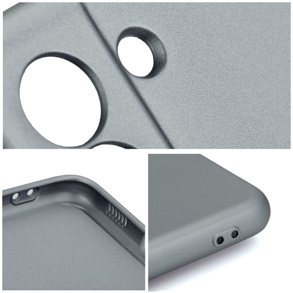 METALLIC Fodral för IPHONE 14 plus grå grå