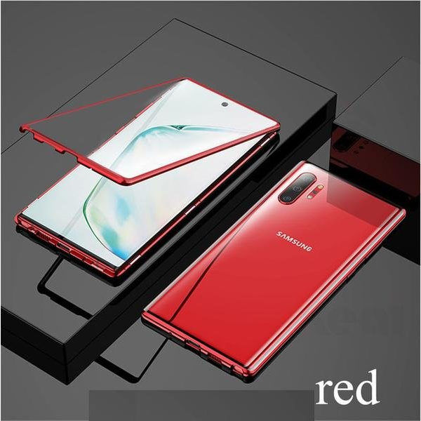 magnet fodral för din samsung note 10 silver