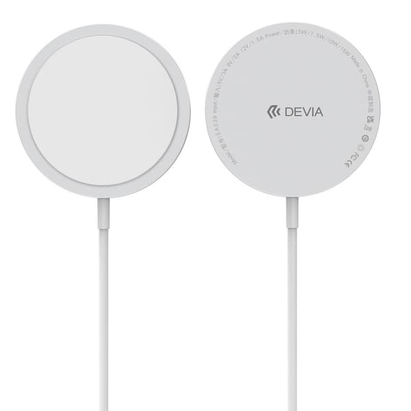 Devia trådlös laddare Smart magnetisk 15W vit