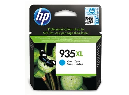 HP 935XL Cyan 825 sidor bläck C2P24AE