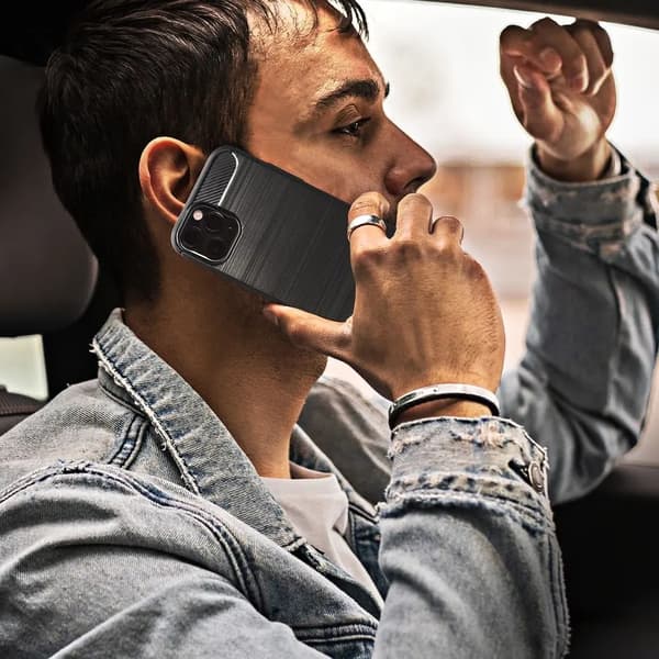 CARBON Fodral för iPhone 14 – Svart svart