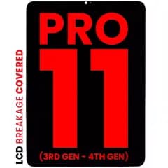 LCD-enhet med digitizer för iPad Pro 11\" 3:e generationen (2021) / Pro 11\" 4:e generationen (2022) (Eftermarknad Pro: XO7) (Alla färger)