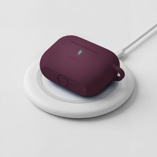 Etteri silikonfodral för AirPods Pro 3 mörkröd