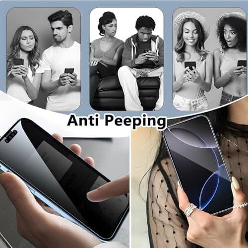 Sekretess dubbelt magnetiskt skal iphone 16 plus svart