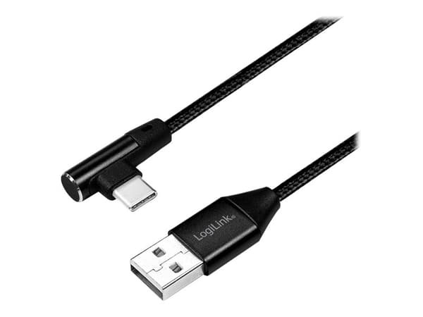 LogiLink USB-kabel 30cm svart svart