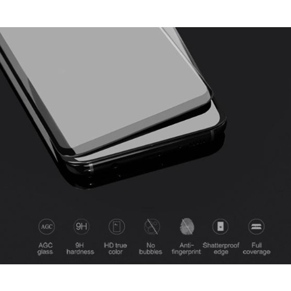 Täysi peittävä karkaistu lasi 10 D Samsung S8 plus -puhelimelle