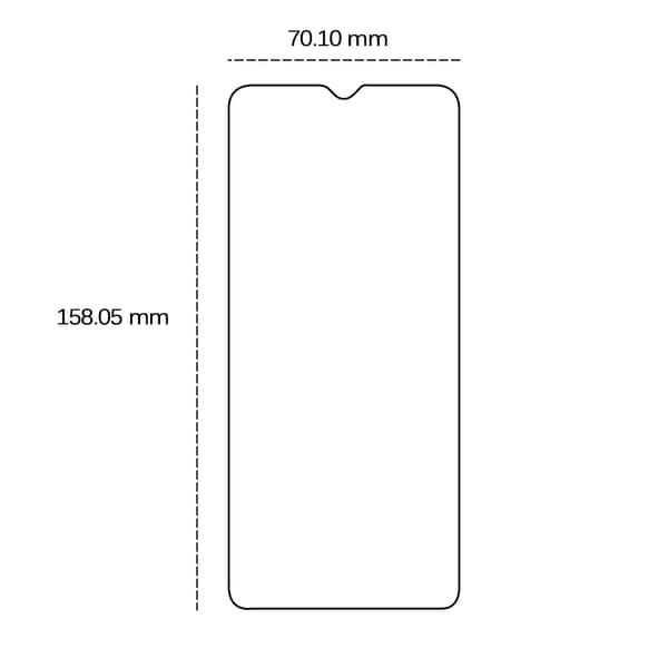 Härdat glas 2,5D för Samsung Galaxy A13 4G / A13 5G
