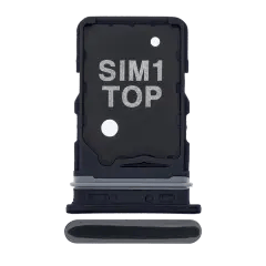 Enkel SIM-kortshållare för Samsung Galaxy A80 (A805 / 2019) (Phantom Black) svart