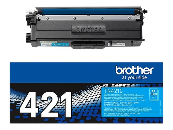 Brother TN 421C Cyan 1800 sidor Toner