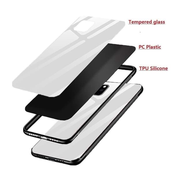 Forcell glas backfodral för iphone Xs max svart "Black"
"Svart"