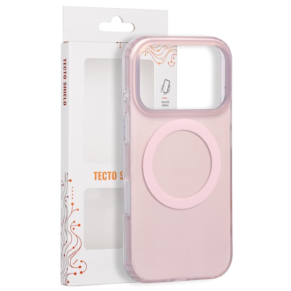 Tecto Shield Mistiq Mag skal för iPhone 17 Pro / 18 Pro rosa rosa