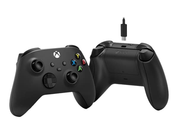 Microsoft Xbox trådlös handkontroll + USB-C-kabel handkontroll svart