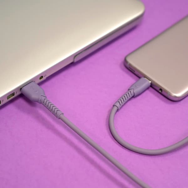 Maxlife MXUC-04 kabel USB - USB-C 1,0 m 3A lila