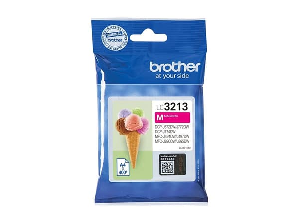 Brother LC 3213M Magenta 400 sidor bläck