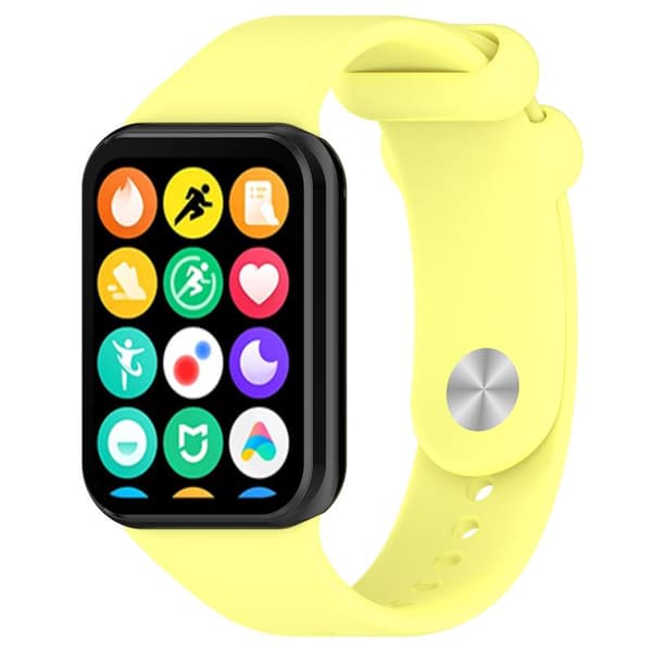 SILIKONREM MI BAND 8 PRO / M8 PRO (6) gul gul
