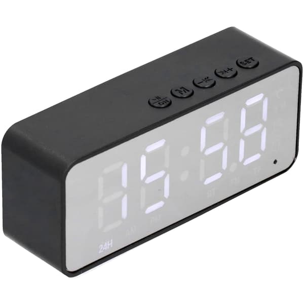 Setty skrivbordsklocka + FM + Bluetooth-högtalare SCL-01FM-S