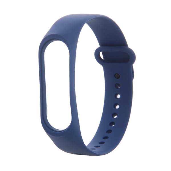 Silikonband för Xiaomi Mi Band 5 / 6 midnattsblå svart