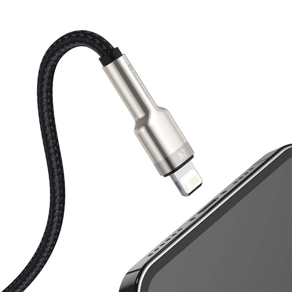 Baseus kabel Cafule Metal USB - Lightning 1,0 m 2,4A svart svart