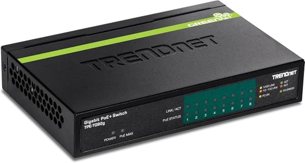 TRENDnet TPE TG82G Switch 8-porte Gigabit PoE+