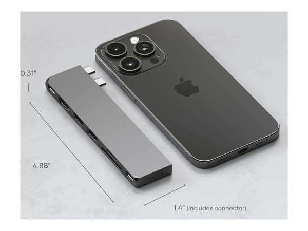 Satechi Pro Hub Slim USB-C x 2 Dockingstation
