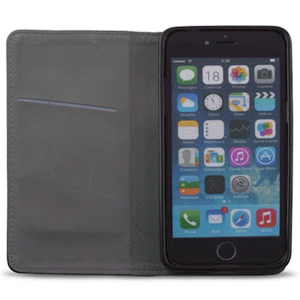 Smart Case Book för Samsung S22 Plus svart svart
