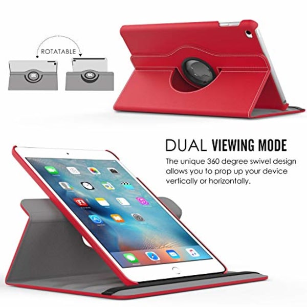 roterandefodral  för iPad 8 10.2" röd röd