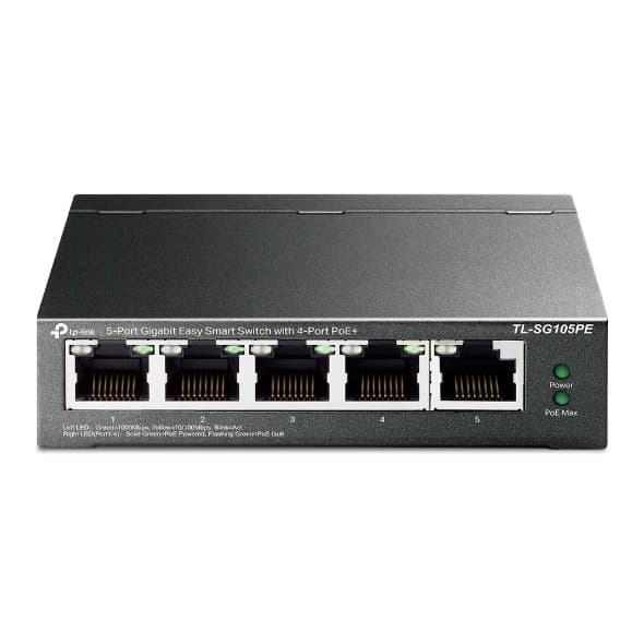 TP-Link Easy Smart TL-SG105PE Switch 5-porte Gigabit PoE+