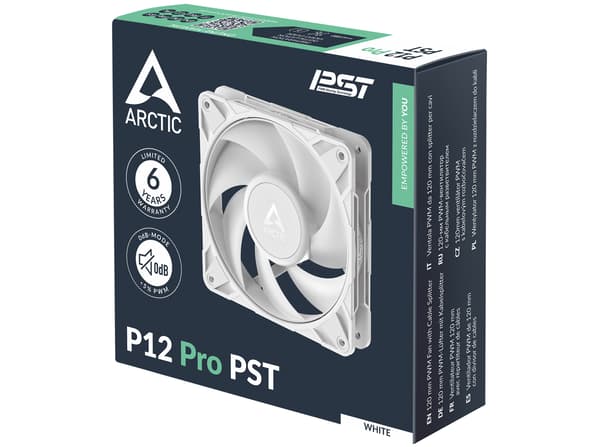 ARCTIC Freezer P12 Pro PST Computerkabinet Ventilator 12 cm vit 1 st vit