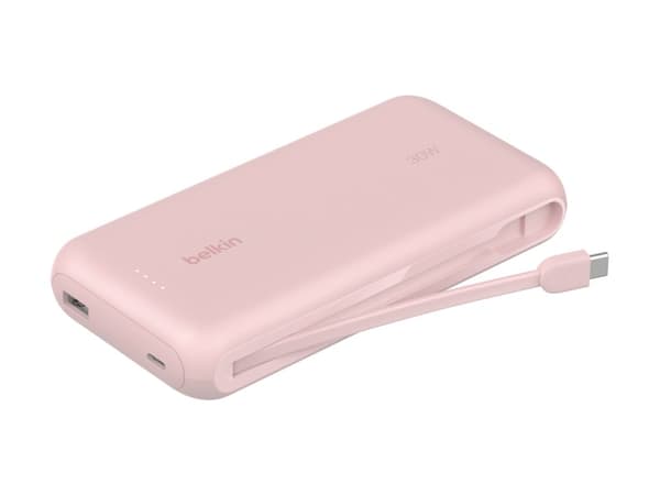 Belkin BoostCharge Powerbank 20000mAh 30Watt 1xUSB-A 2.0 2xUSB-C Pink