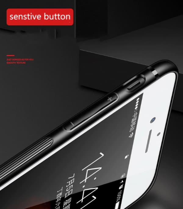 Glas fodral För Iphone 7/8 röd