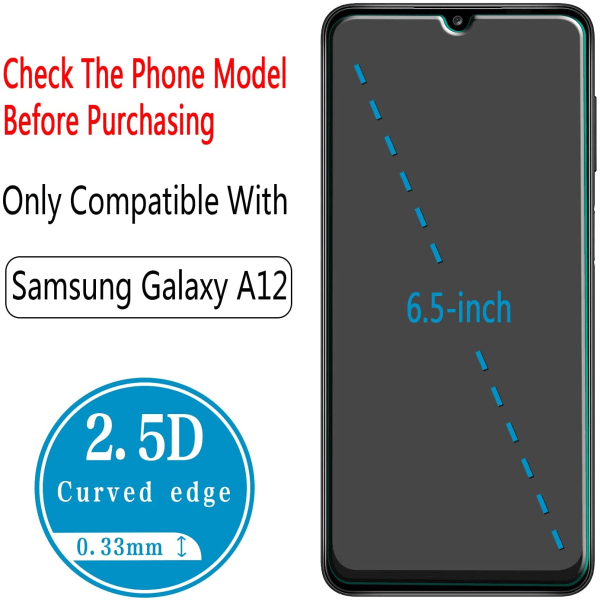 (2-pack) skärmskydd för Samsung Galaxy A13