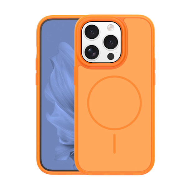 Frame Thin Mag-skal till iPhone 15 Pro 6,1\" orange