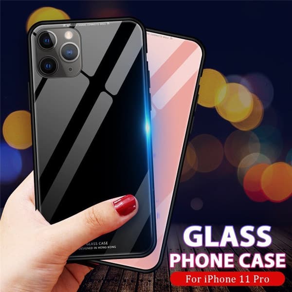 GLAS Fodral för iPhone 12 Mini – Röd röd