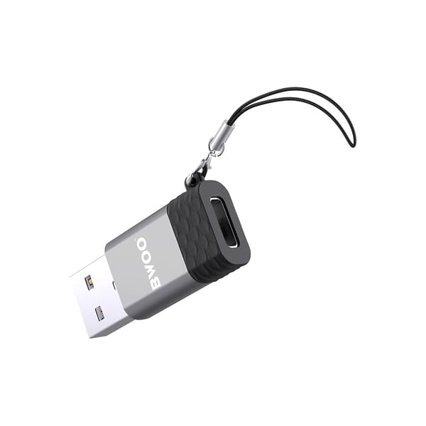 BWOO Adapter USB-C - USB Grå OTG BZ-38