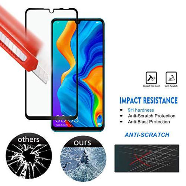 2 st top kvalitet  heltäckande skärmskydd för  Huawei p30 lite