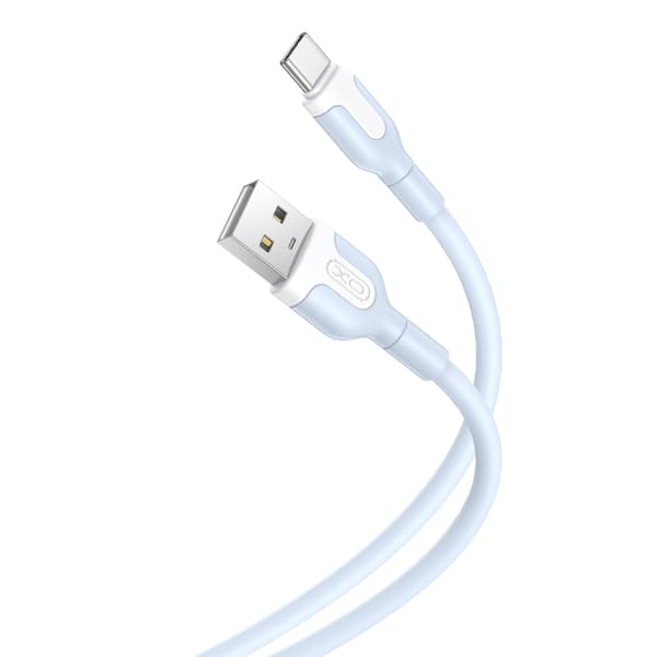XO kabel NB212 USB - USB-C 1,0 m 2,1A blå blå