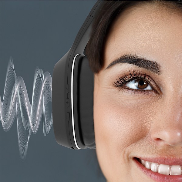 Forever trådlöst headset BTH-505 on-ear svart