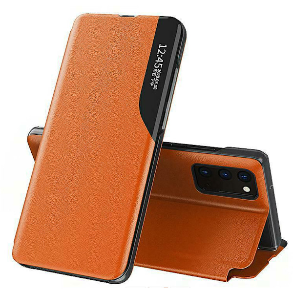 Smart flip för Samsung S23 plus orange orange
