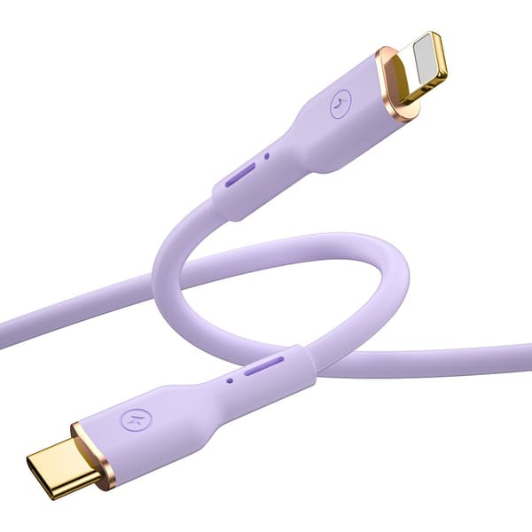WIWU-kabel YQ01 USB-C - Lightning 30W 1,2m lila