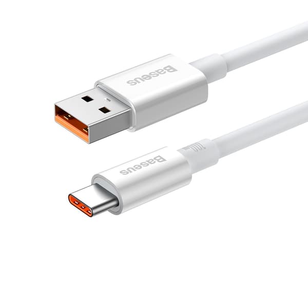 Baseus-kabel Superior USB - USB-C 1,5m månvitt 100W