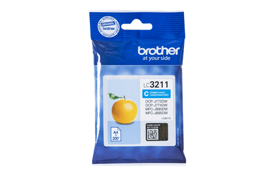 Brother LC 3211BK svart 200 sidor bläck svart