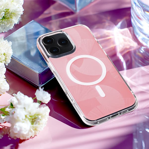 Flash Mag-fodral för iPhone 17 6,3\" rosa