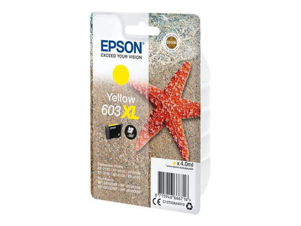 Epson 603XL Cyan 350 sidor bläck C13T03A24010