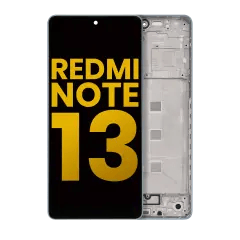 OLED-enhet med ram för Xiaomi Redmi Note 13 5G (renoverad) (blå)
