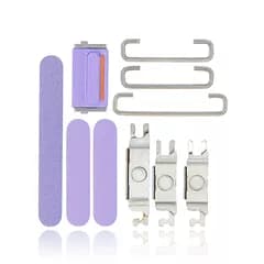 Hårda knappar (ström / volym / omkopplare) för iPhone 12 Mini (lila) lila
