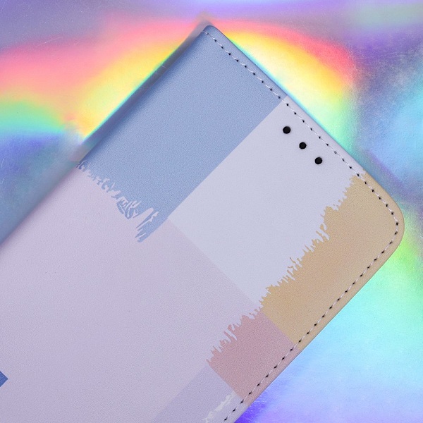 Smart trendigt färgat fodral för Samsung Galaxy S23 Ultra Pastel Square