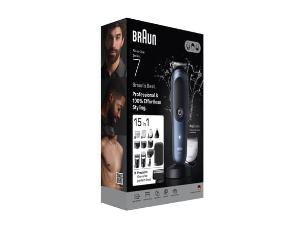Braun All-in-One Series 7 AIO7580 Trimmer svart Blå svart